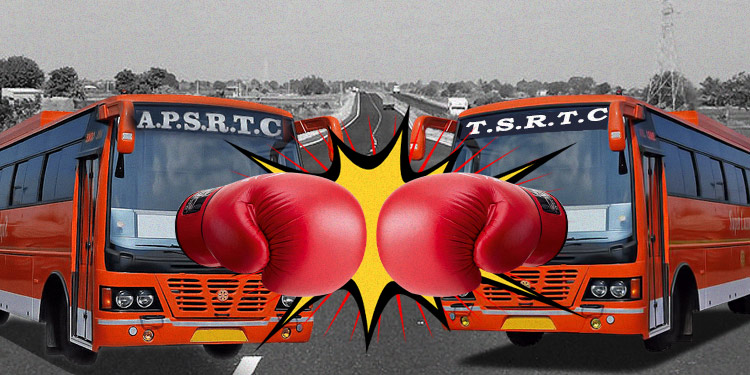 APSRTC – TSRTC at loggerheads. Commuters suffer!