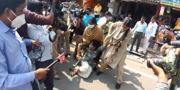 Amaravati: Andhra Pradesh Police brutality towards women protesters