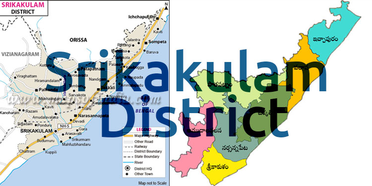 Srikakulam Distict Map