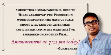 Gunasekar to announce his new film today