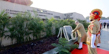Amit Shah at National Police Memorial
