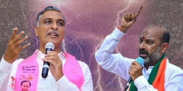 War of words between TRS’ Harish Rao and BJP’s Bandi Sanjay
