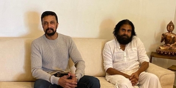Kichcha Sudeep meets Powerstar Pawan Kalyan
