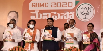 BJP GHMC 2020 Manifesto: No LRS, Free Covid vaccine to all!