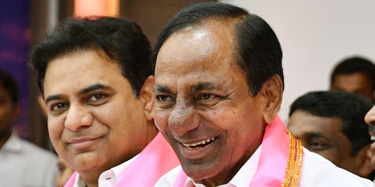 Public toilets or Publicity toilets. KCR and KTR using them?