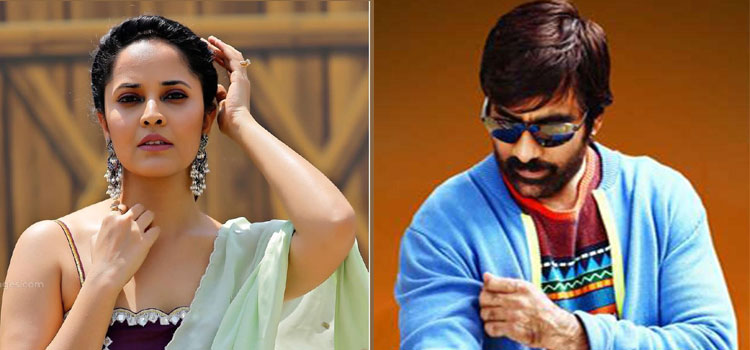 Anasuya locking horns with Mass Maharaja?