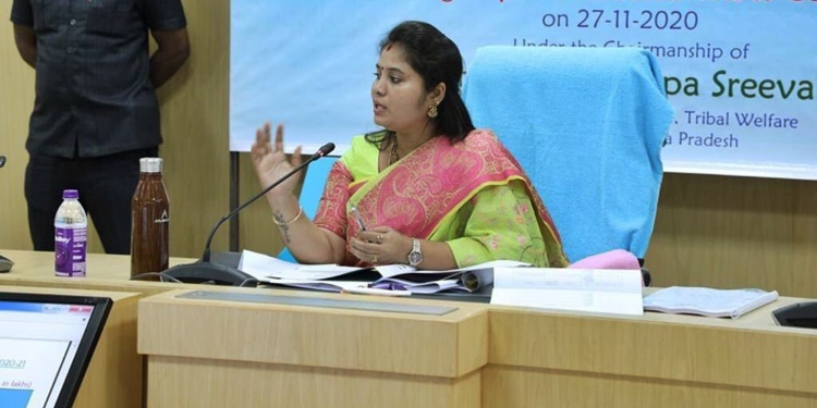 Deputy CM Pushpa Sreevani caste controversy, AP High Court seeks report