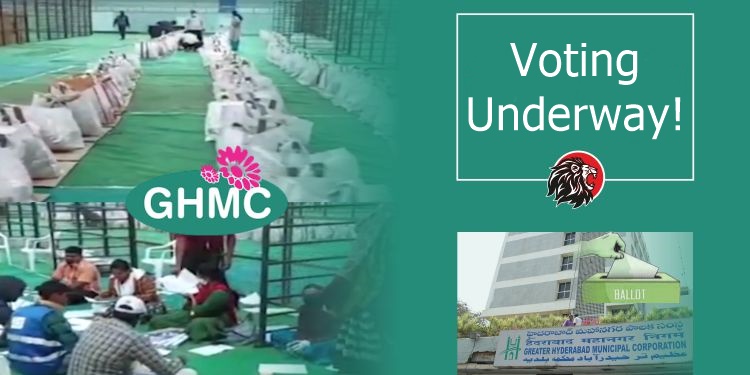 Hyderabad: Polling begins for GHMC elections 2020!