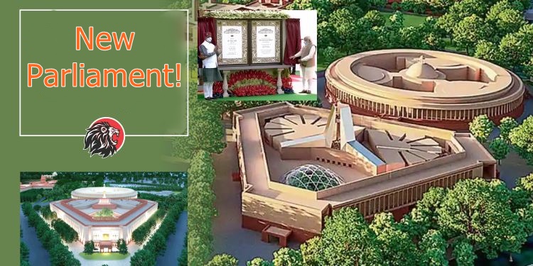 PM Narendra Modi lays the foundation of new Parliament complex