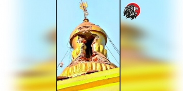 Kasivisvesvara temple dome demolished