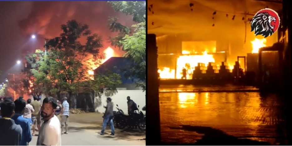 Vizag: Fire mishap at Paramount Agro Industries