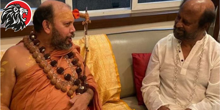 Superstar meets a spiritual guru