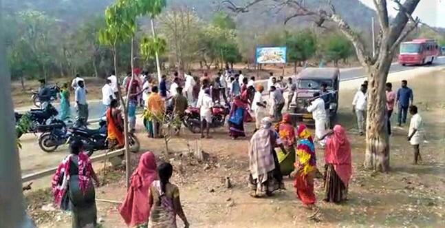 Tribals protest