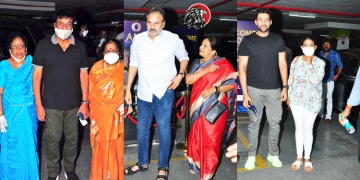 Mega Family Watched Pawan Kalyan’s Vakeel Saab Movie At AMB Cinemas