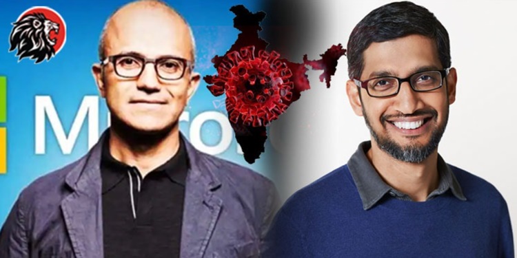 Microsft CEO and Google CEO