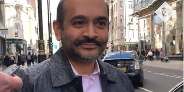 Nirav Modi in the UK