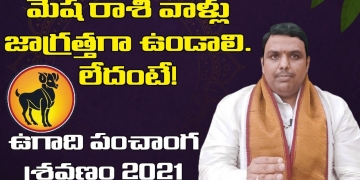 Ugadi Panchanga Sravanam 2021 : Mesha Rasi Phalalu l Horoscope | Leo Devotional
