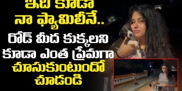 ఇది కూడా నా ఫ్యామిలీనే.. | Actress Namitha Great Gesture Feeding To Street Dogs | Leo Entertainment