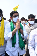 Nara Lokesh Tour of Anantapur District to meet flood affected farmers