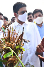 Nara Lokesh Tour of Anantapur District to meet flood affected farmers