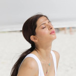 Vedhika Hot Pics in Beach