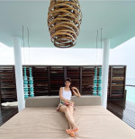 Vedhika Hot Pics in Beach
