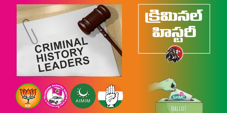 Candidates with Criminal Records GHMC Elections