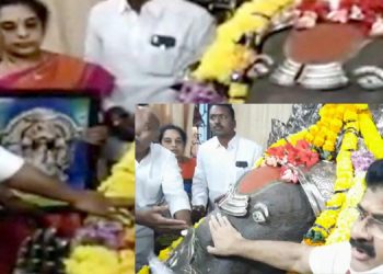 Swearing in Ganapathi Temple Bikkavolu