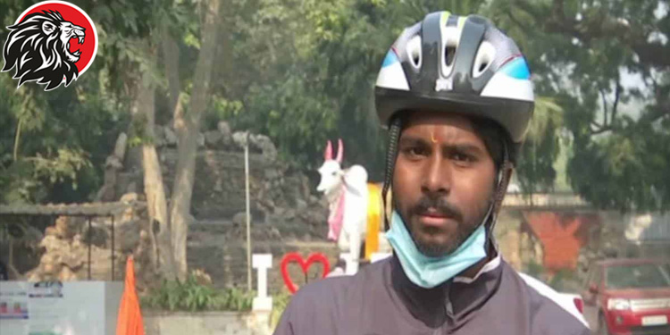 Hyderabadi Cyclist Anand Goud