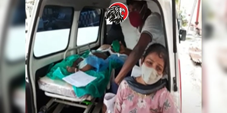 Child died in ambulance due to non availability of bed at kgh