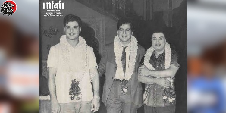 Dilip Kumar With NTR and MGR