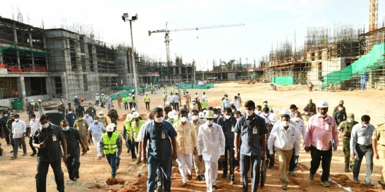 New Pace At Secretariat Construction