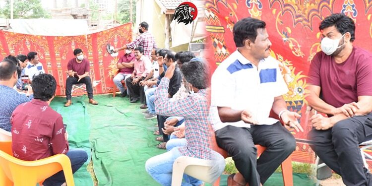 Megastar Chiranjeevi With Film Journalists